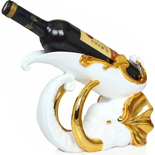 EUROPEAN ELEPHANT WINE RACK WINE CABINET DECORATION RESTAURANT BAR TABLE DECORATION CRAFTS RELOCATION OPENING GIFT AP4241344