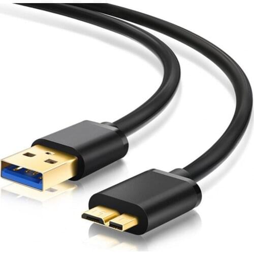 Micro B USB C 3.0 Cable Type-C to USB 3.0 Micro B Cable Connector 5Gbps External Hard Drive Disk Cable for Hard Drive Computer