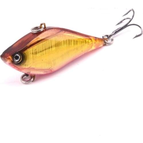 1pcs Quality VIB Fishing Lure 6cm 14g Hard Bait Fishing Wobblers Laser Vibration Crankbait Plastic Bass Pike Artificial Lure