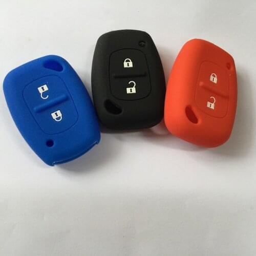Skin Silicon Smart Key Case Protect Holder Guard VIVARO TRAFFIC MASTER KANGOO MOVANO for Renault Car 2 Button FOB Key