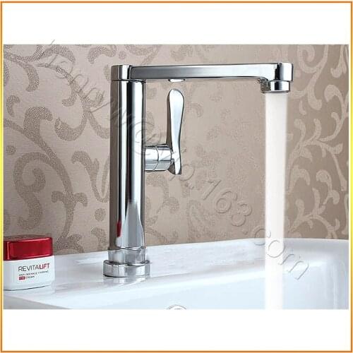 L16270 - Luxury Cold Water Tap, Deck Mounted Chrome Finish Wash Basin Cold Tap
