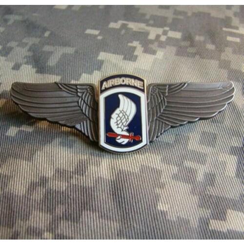 WW2 US ARMY 173RD AIRBORNE Military Pilot Wing Badge Insignia Metal Pin Military Store