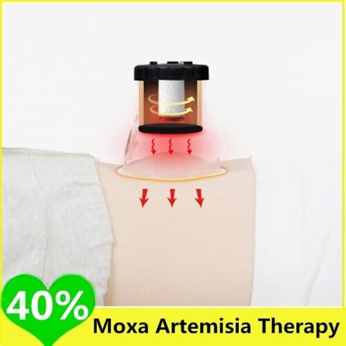 Moxibustion Heating Therapy Cupping Body Moxa Burning Acupuncture Points Vacuum Can Air Extracting Moxa Box Relieve Stress
