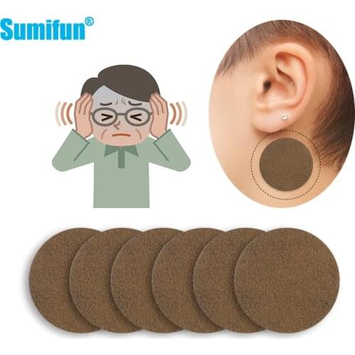 6Pcs/bag Natural Herbal Ear Tinnitus Patch Cure Hearing Loss and Deafness Multiple Sclerosis Treatment Health Care Plaster