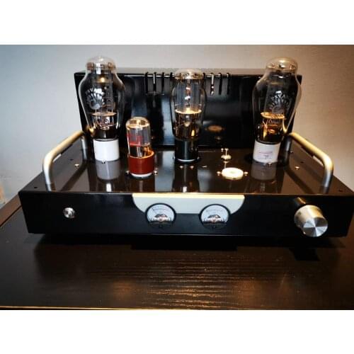 Luxury Sparta 6SN7 300B K1 high-end electronic tube gall machine power amplifier Kit with vu meter shown
