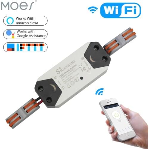 DIY WiFi Smart Light Switch Universal Breaker Timer Wireless Remote Control Works with Alexa Google Home Smart Home 1 Piece