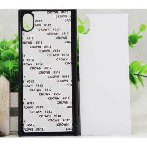 Wtsfwf DIY 2D Sublimation hard PC Blank Case for Sony XA1 with Aluminum Inserts 10pcs/lot