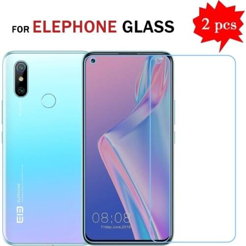 2Pcs Tempering Glass For Elephone U3H E10 Glass Screen Protector Scratch Proof LCD Film For ZTE Elephone A7H Cover Glass