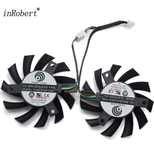 PLA07010S12HH 12V 0.5A 65mm 4Pin Replacement Cooling Fan For MSI R5770 Hawk - graphics card - Radeon HD 5770