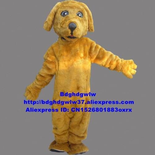Yellow Long Fur Labrador Rottweiler Golden Retriever Beagle Dachshund Dog Mascot Costume Adult Grad Night Publicity zx685