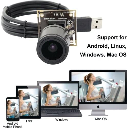 1920*1080p 30fps H.264 hd CMOS AR0330 2.8-12mm varifocal manual zoom mini usb camera module with Audio for machinary equipment