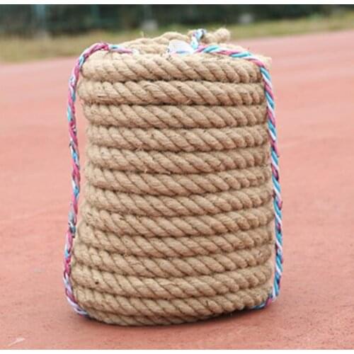 20m Durable Tug-Of-War rope Multipurpose skidproof Twisted Linen Rope