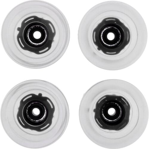 4 Pieces PU 78A High Elasticity Longboard Skateboard Wheesl Light-Up Flash Wheels Lighting Wheel with Magnetic Core 70x51mm