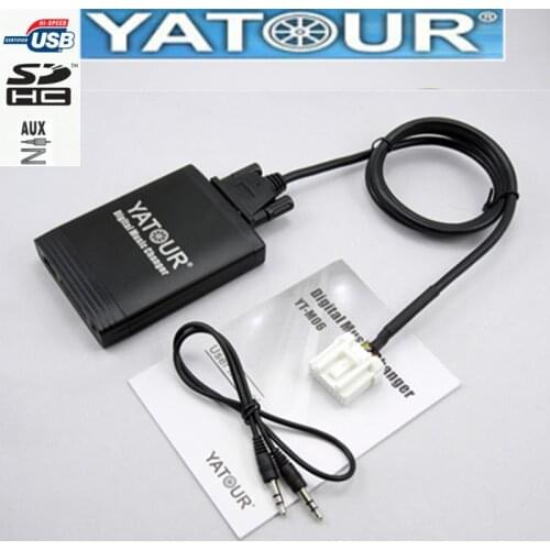 Yatour for Mazda 2 3 6 CX7 RX8 MPV Car Mp3 Player USB Adapter Audio MP3 AUX Bluetooth interface Digital CD Changer Yt-m06
