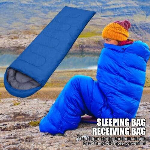 700g Ultralight Warm Sleeping Bag Envelope Type Hooded Camping Sleeping Bag Office Lunch Break Sleeping Bag Travel Sleeping Bag