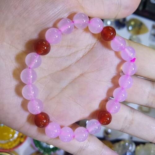 Natural Agate Handmade Bracelets & Bangles Trendy Lucky Brave for Women Men Gift Jewelry