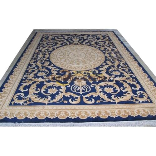 For carpetshaggy rugoriental rug Floral Design Pure Knotted Emb roidered Antique DecorNewschinese aubusson rug
