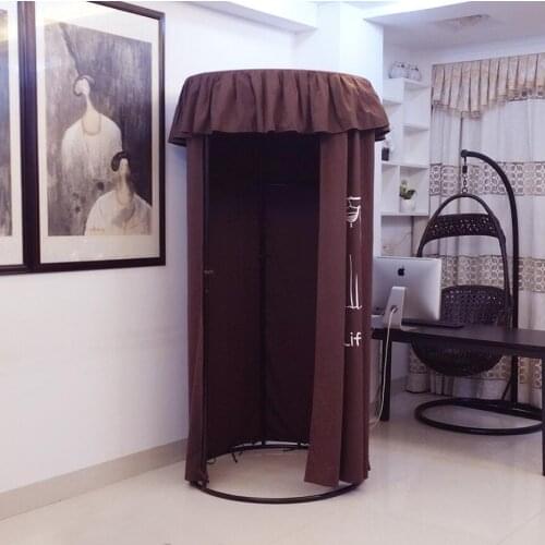 Clothing store display rack iron movable fitting room shopping mall outdoor simple changing room changing room changing room
