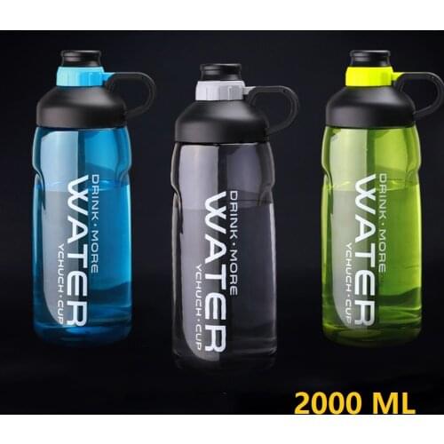 Leak-proof Sports Water Bottle Portable 2000 ml Large Capacity Food-Grade Water Bottle