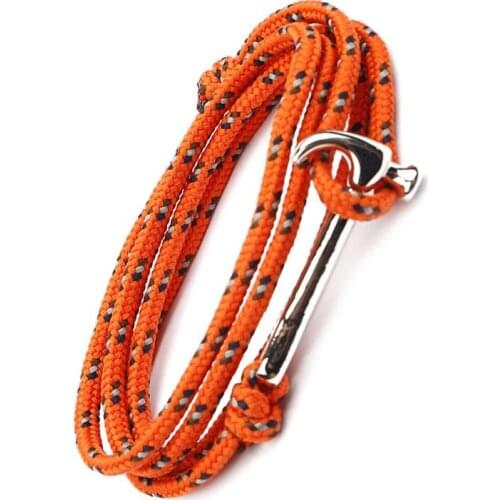 Repair tools Hammer Bracelets Personality Women Men Lovers Fashion Braided Handmade Star Rope Jewelry Gift