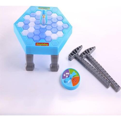Parent-child Interactive Entertainment Table Toys Kid Gift Party Game Mini Penguin Trap Board Game Ice Breaking montessori toys