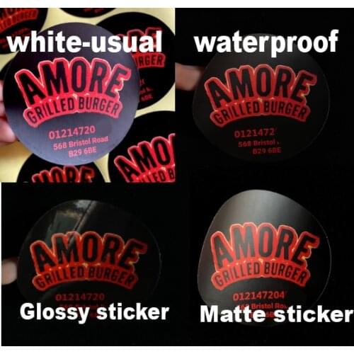 Custom Outdoor Waterproof Stickers Packaging Label Sealing Stickers Personalize Business LOGO Matte or Glossy Wedding Sticker
