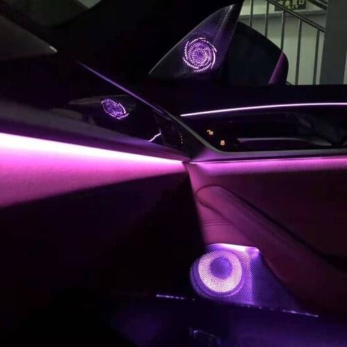 Spaeker Upgrade Kit For BMW G30 5 Series Door Tweeter Mid Loudspeaker Luminous Cover LED Audio Ambient Light HiFi Music Stereo