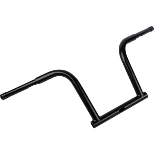 Motorcycle Vintage Apes bar Chrome Black 12" Rise 1" Handlebar Black For Harley Road Glide Ultra Special FLTRU FLTRX FLTRXS 2015