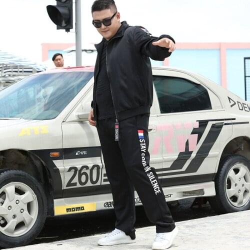 2021Autumn Winter 9XL Large Size Tracksuit Men Sets Zipper Jacket+Trousers Jogging Complet Homme Sports Two Pieces Suit+a Scarf