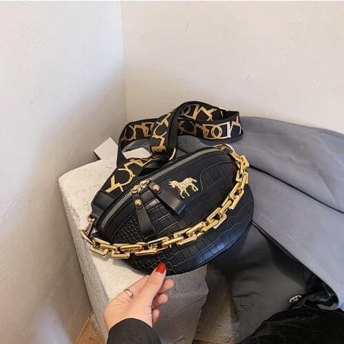 PU Leather Crossbody Chest bag Shoulder Bag for Women Hot Fashion Girls Purses and Handbags Female Shopper Wallets Saddle Totes