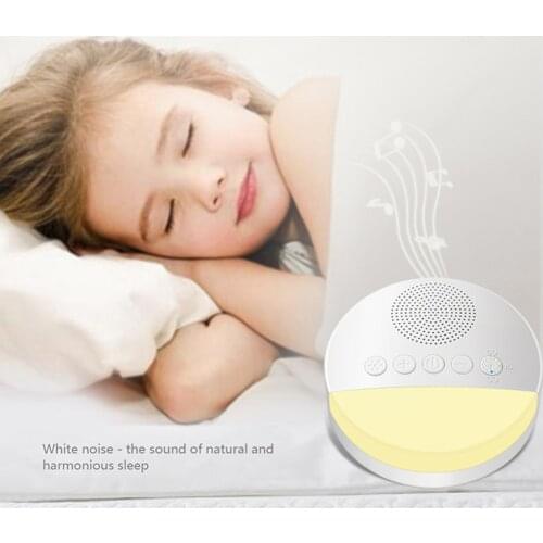 2021 New Baby Assisted Sleep Sound Instrument Sleep Therapy Music Aid White Noise Machine USB Charging Timed Shutdown Therapy