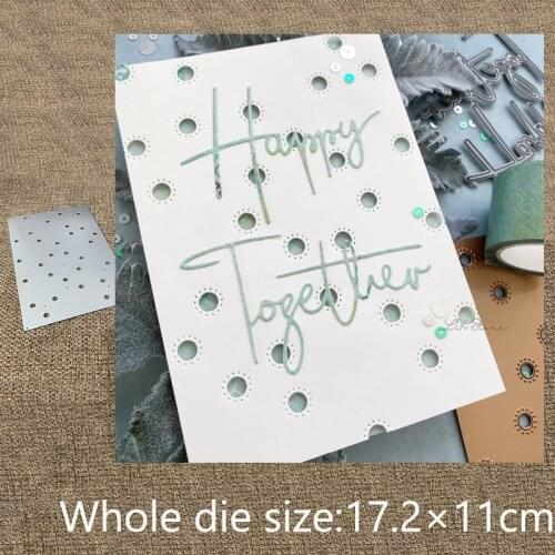 New Design Craft Metal stencil mold Cutting Dies circle frame decoration scrapbook die cuts Album Paper Card Craft Embossing