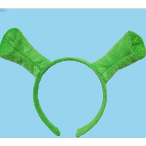 Halloween Hair Hoop Shrek Hairpin Ears Headband Head Circle Party Costume Item Masquerade Party Supplies LX7923