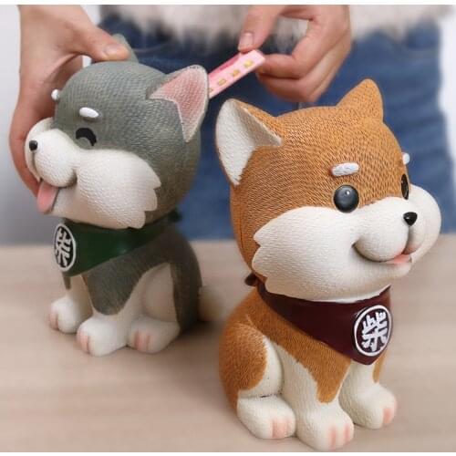 New Years Day gift creative savings tank home resin piece cartoon storage tank childrens deposit can custom home decoration