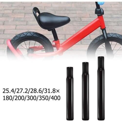 Ultralight Bicycle SeatPost 25.4/27.2/28.6/31.8mm Steel Black MTB Road Bike Seat Post Tube Cycling Children Bike Chair Parts