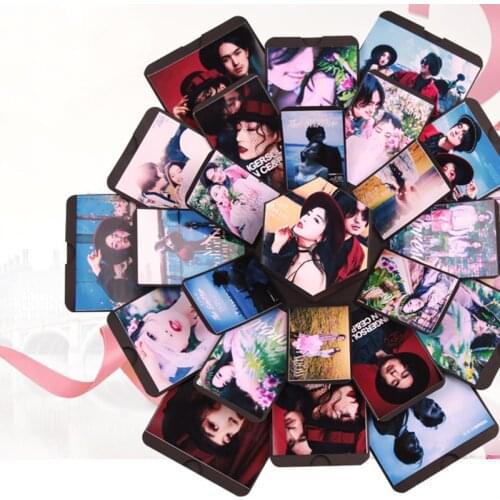 Romantic Surprise Explosion Couple Box Set Love Memory DIY Photo Album Anniversary Valentines Day Love Scrapbook Present