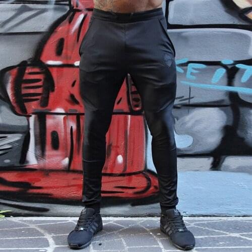 Gym Jogging Pants Men Running Training Fitness Sport Trousers Joggers Slim Fit Soccer Sweatpants Workout Sportswear Trackpants