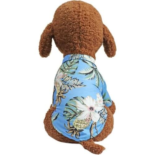 Pet Supplies Dog Clothes Teddy Bichon Pomeranian Cat Shirt Summer Cool Thin Small Dog Pet Spring and Autumn Puppies Beach Vest