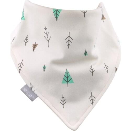 Comfortable Baby Bibs Cute Cartoon Saliva Towel Kids Feeding Double Button Bib Accessory Soft Boys Girls Scarf