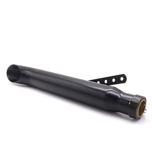 Universal Black Turn-out Style Slip-on Exhaust Muffler For Cruiser Chopper Cafe Racer Old School Bobber Touring Dirt bike