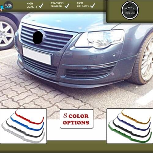 For Vw passat b6 front lip universal spoiler lip bumper 3 piece free fast shipping designed full harmony body kit design