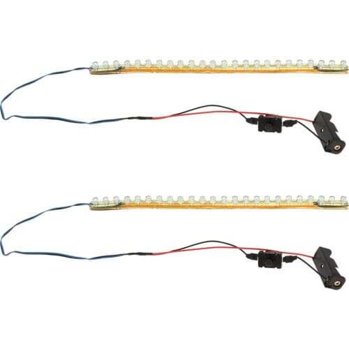 2pcs 24cm/9.4" Roller Skates and Inline Skates Frame Mounting LED Light Bar