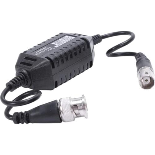 2 Pieces AHD CCTV Camera Coaxial Video Ground Loop Isolator Balun BNC Male to Female for HD AHD/TVI/CVI/CVBS CCTV Camera