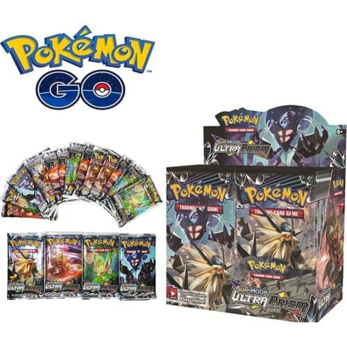 324Pcs/Box Pokemon Cards TCG Sun & Moon Ultra Prism 36 Pack Booster Box Pokemon Cards Collecting Toys