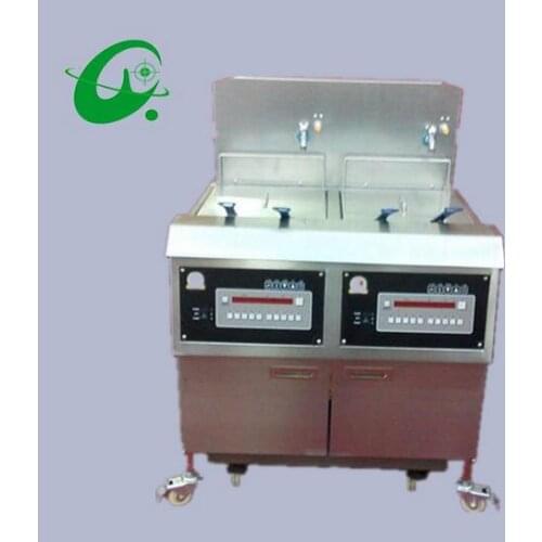 50L GAS open fryer pressure fryer(With oll pump) deep fried chicken machine stainless steel air pressure fryer