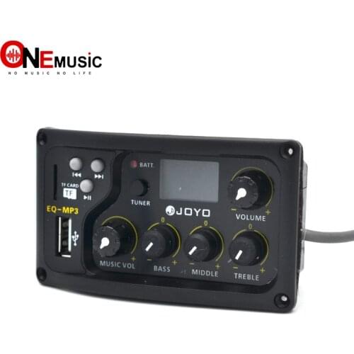 JOYO EQ-MP3 Acoustic Guitar MP3 Equalizer Music Volume Bass Middle Treble Presence 3 Band Captador New