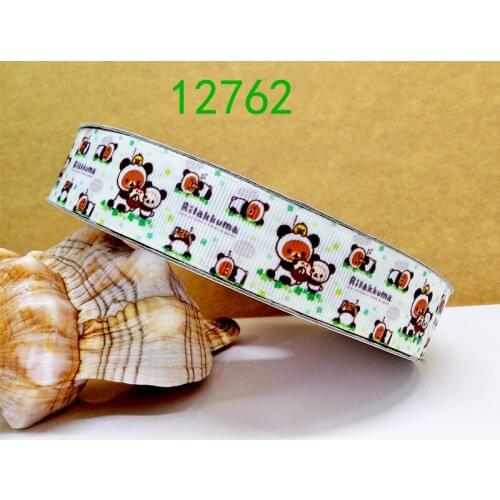 Free shipping 50 yard per size printed grosgrain ribbon 12762