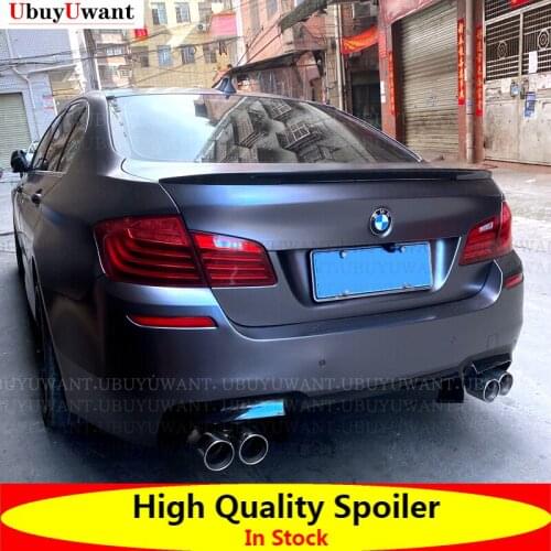 For 2010-2017 BMW 5 Series M5 520i 528i 525i F10 F18 P STYLE ABS Plastic Painted Color Exterior Car Rear Wing Trunk Lip Spoiler