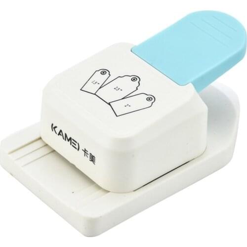 3 In 1 Paper Punch Label Punch Corner Cutter DIY Toy for Scrapbooking Card Making Paper Crafts Suitable for Home Office School