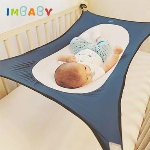 IMBABY Baby Hammock Infant Bouncers Jumpers Baby Swings Newborn Safety Crib Baby Nursery Kid Sleeping Bed Baby Crib Hammock